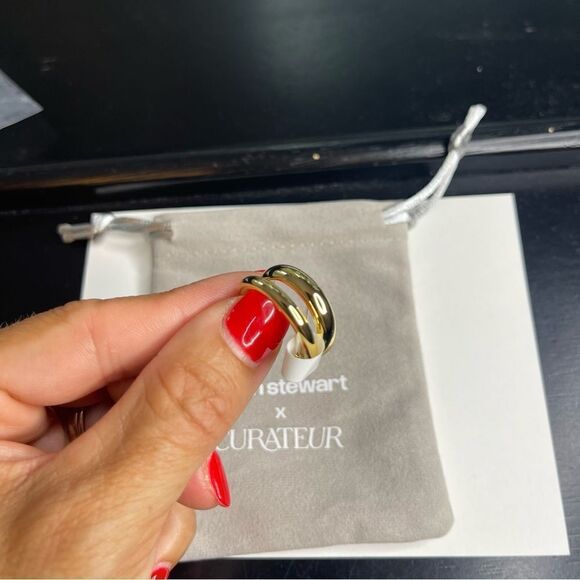 LOREN STEWART X CURATEUR Deux Open Band Ring - Size 7 NEW - Picture 5 of 8